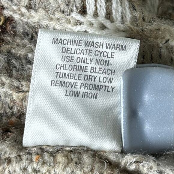 Y2k Aztec Hooded Cardigan Sweater Southwestern Whimsy Twee Coastal Cowgirl MP M - Picture 7 of 7